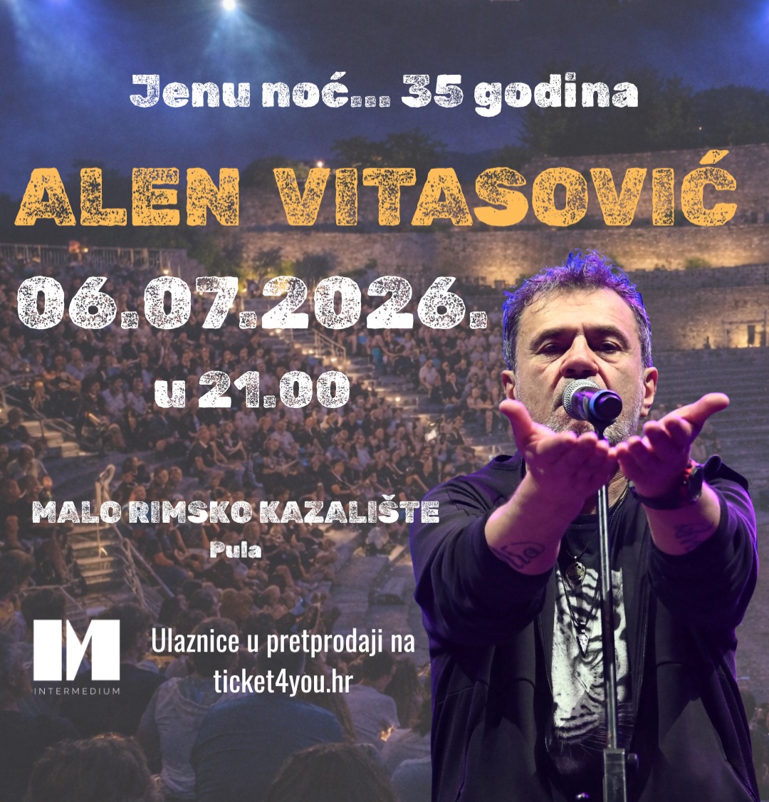 Alen Vitasović Jenu noć….35 godina karijere 
