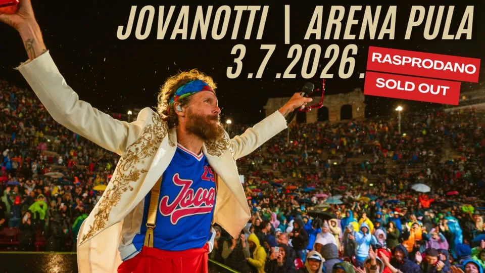 Jovanotti | Arena Pula | 3.7.2026. – RASPRODANO