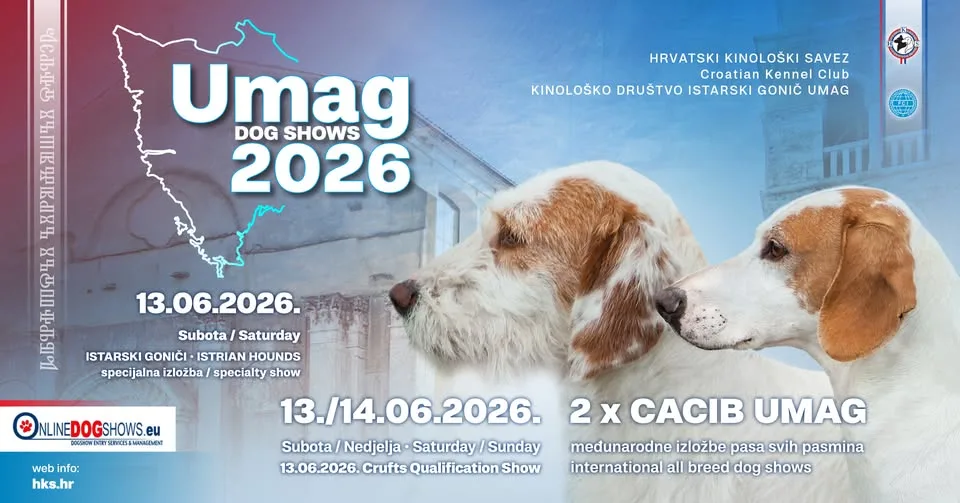 Umag Dog Shows 2026 – 2x CACIB