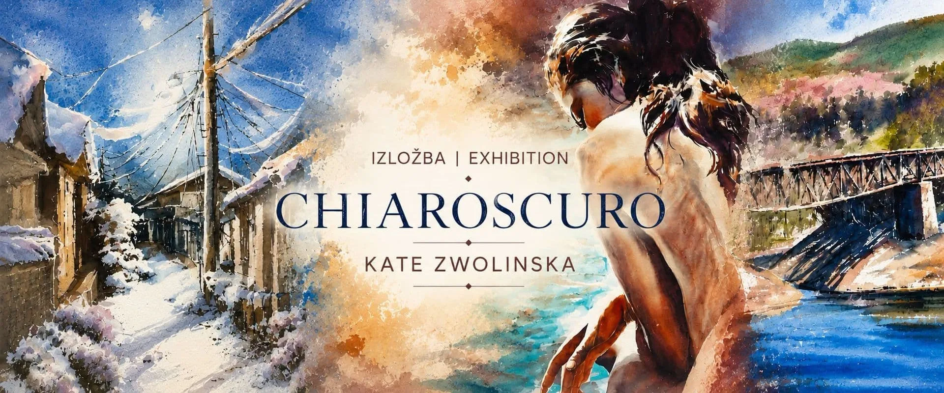 CHIAROSCURO | Izložba akvarela Kate Zwolinske u Motovunu