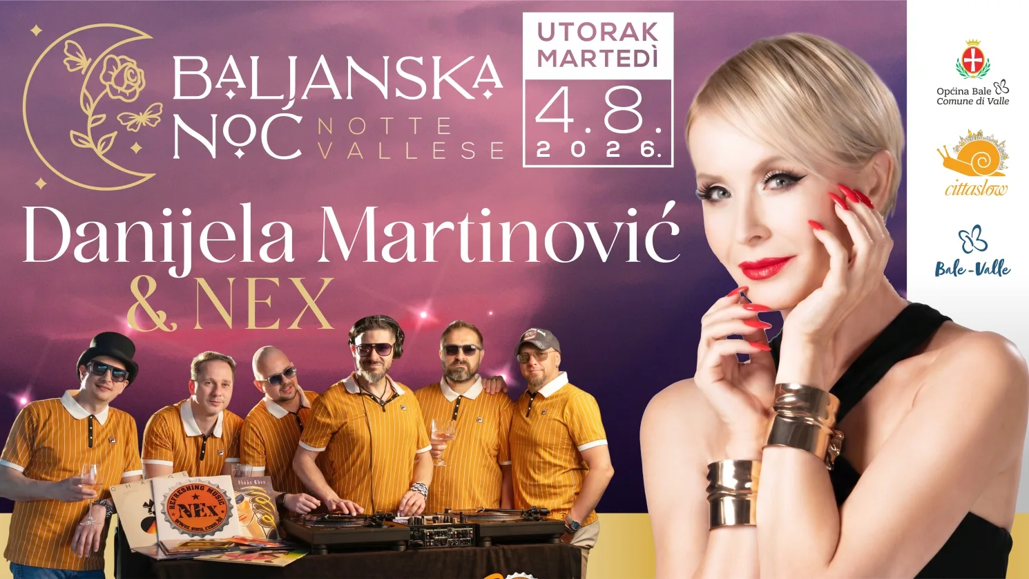Baljanska noć uz Danijelu Martinović i Night Express Band