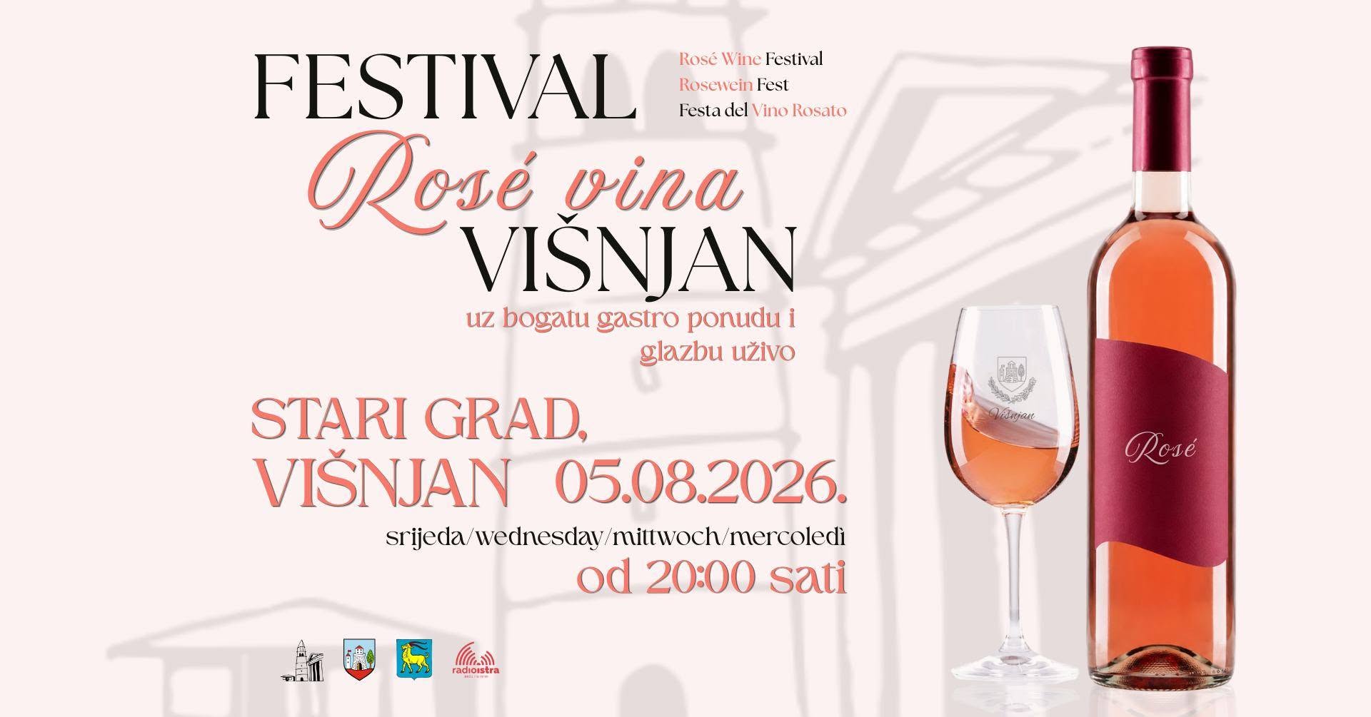 Festival rosé vina Višnjan 2026