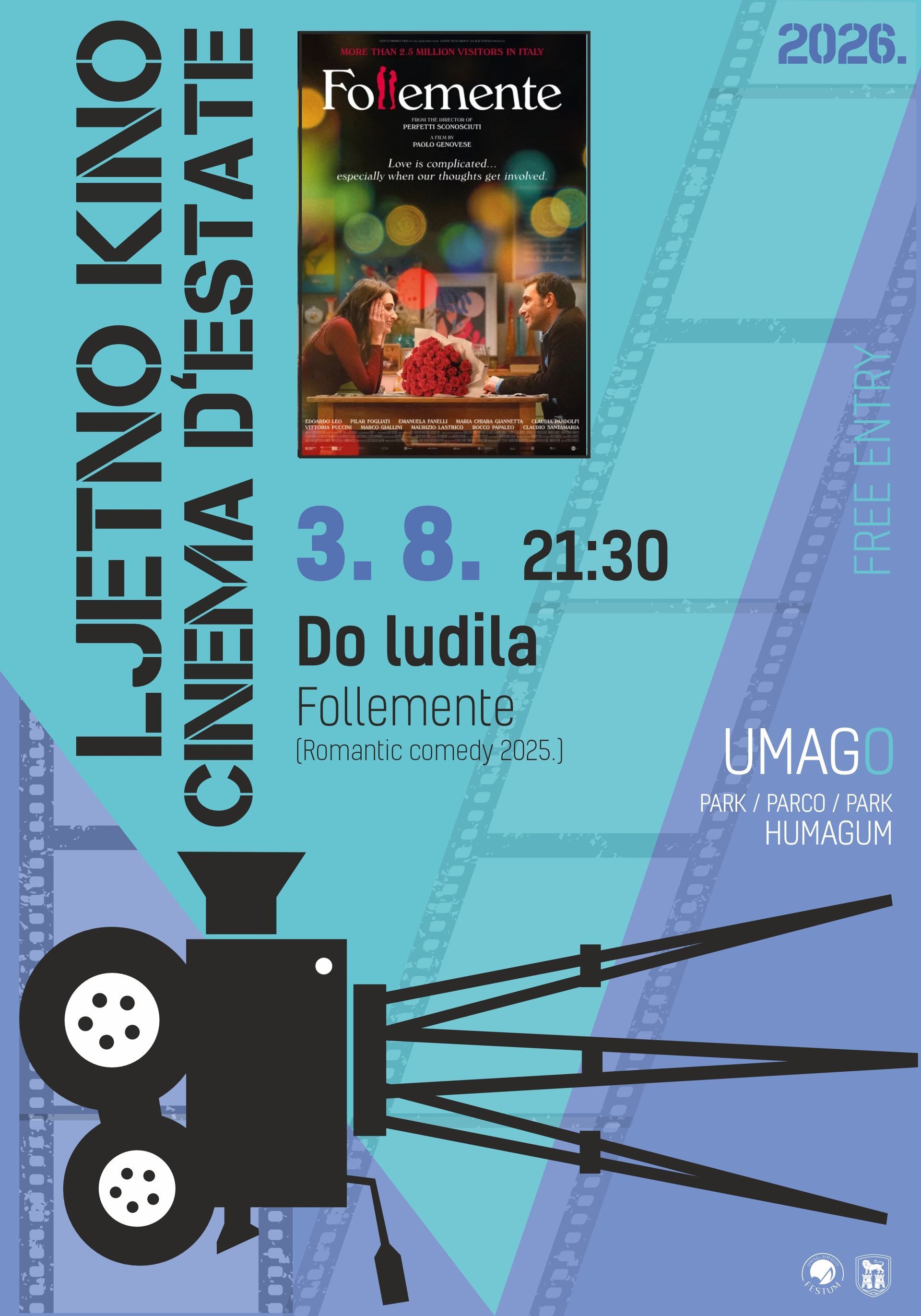 Ljetno kino-Cinema d'estate: FOLLEMENTE