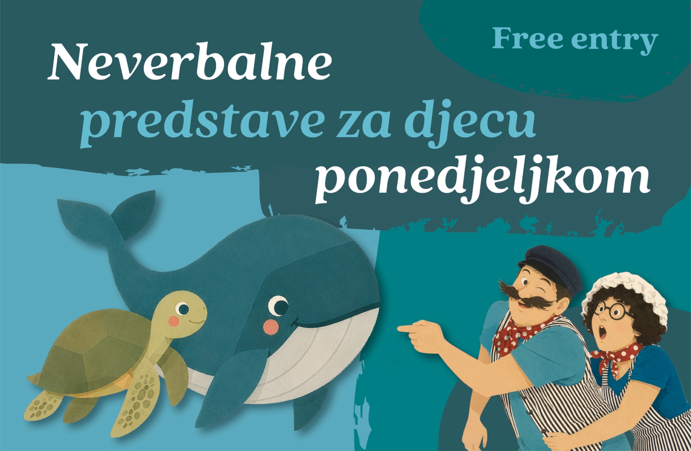 Neverbalna predstava za djecu – "Špira i Baldo: potraga za plavim horizontom" (Birikina)