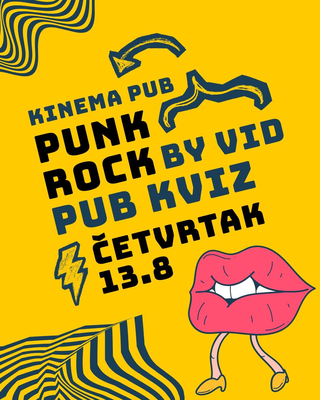 Punk Rock Pub Kviz by Vid – Kinema Pub