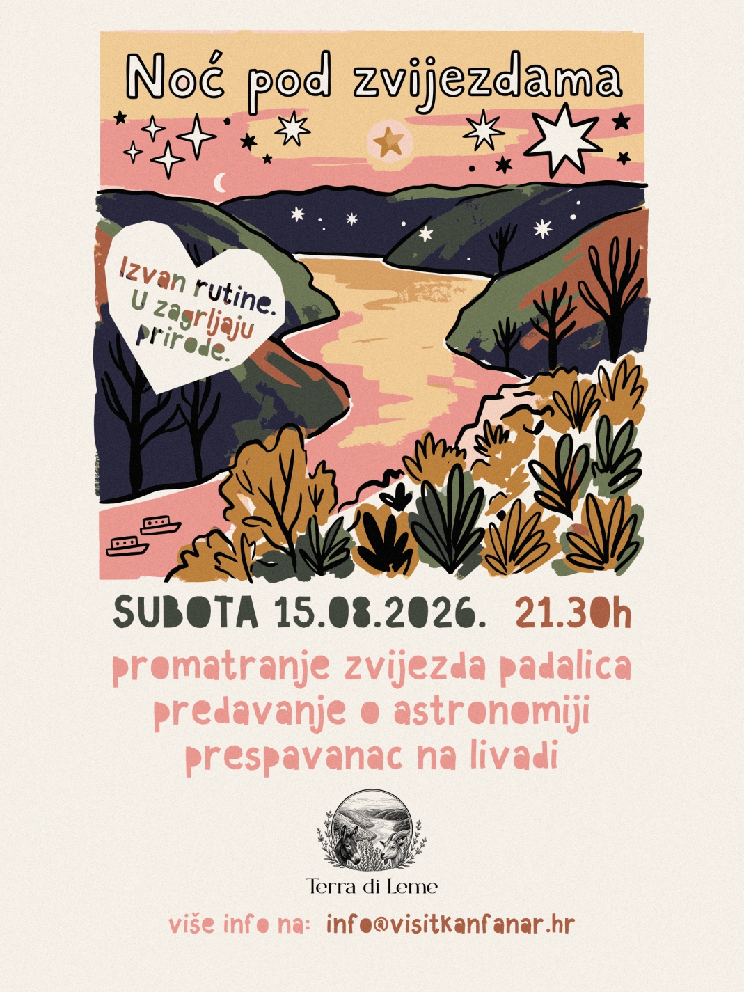 Noć pod zvijezdama – OPG Leme