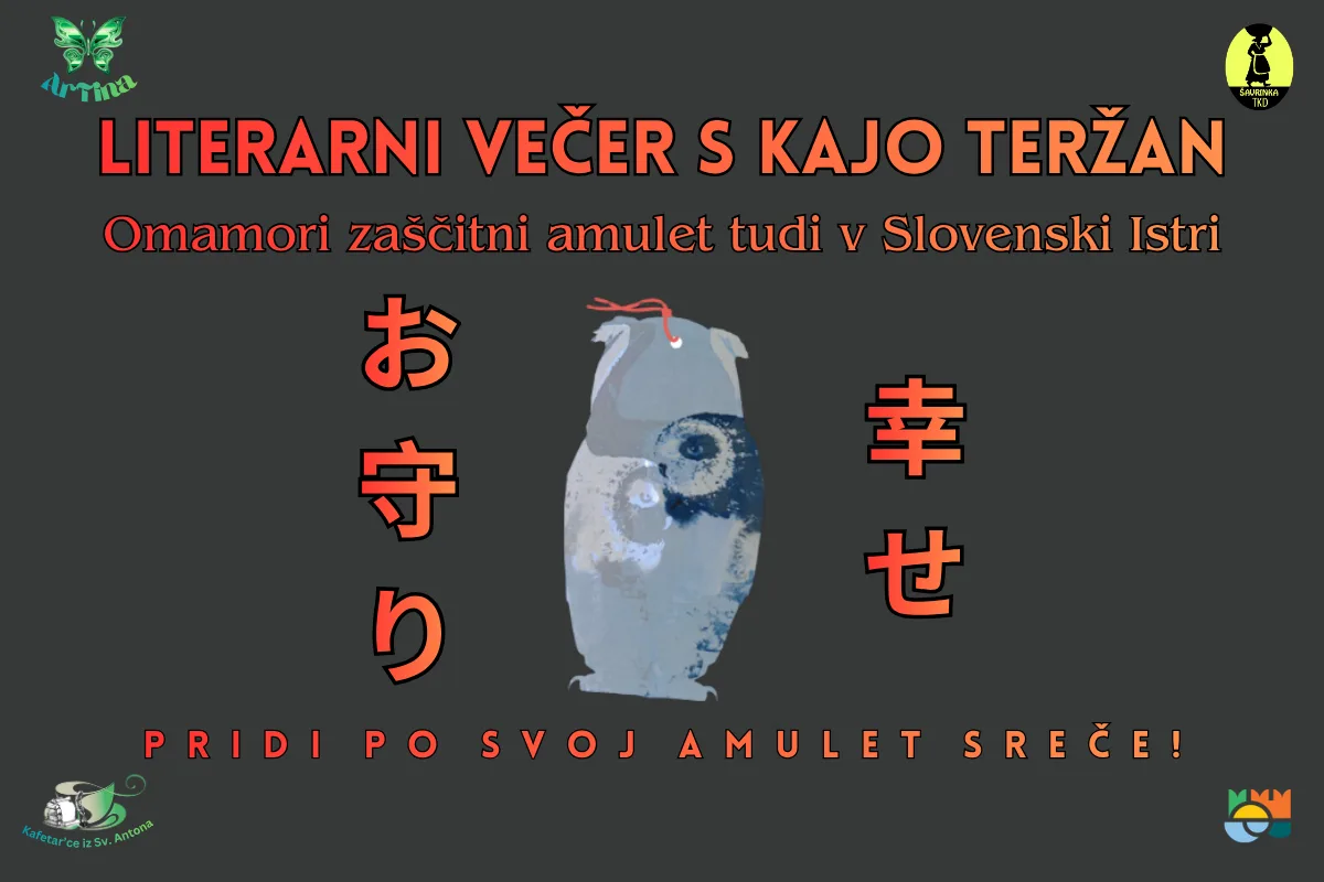 Književna večer s Kajom Teržan: Omamori – zaštitni amulet i u slovenskoj Istri
