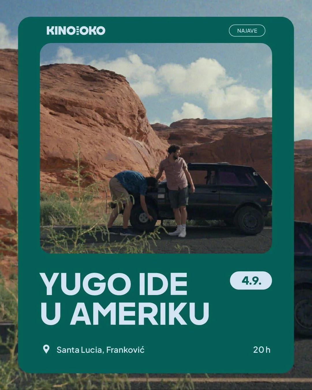 Kino OKO: Yugo ide u Ameriku – Santa Lucia
