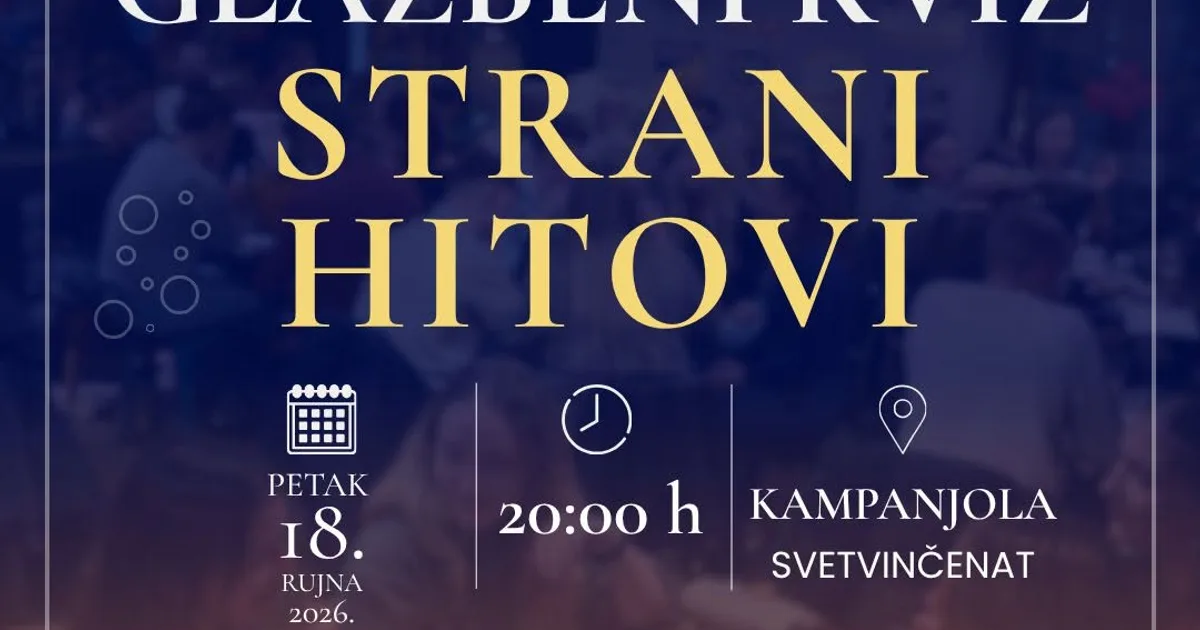 Glazbeni kviz: Strani hitovi – Birerija Kampanjola