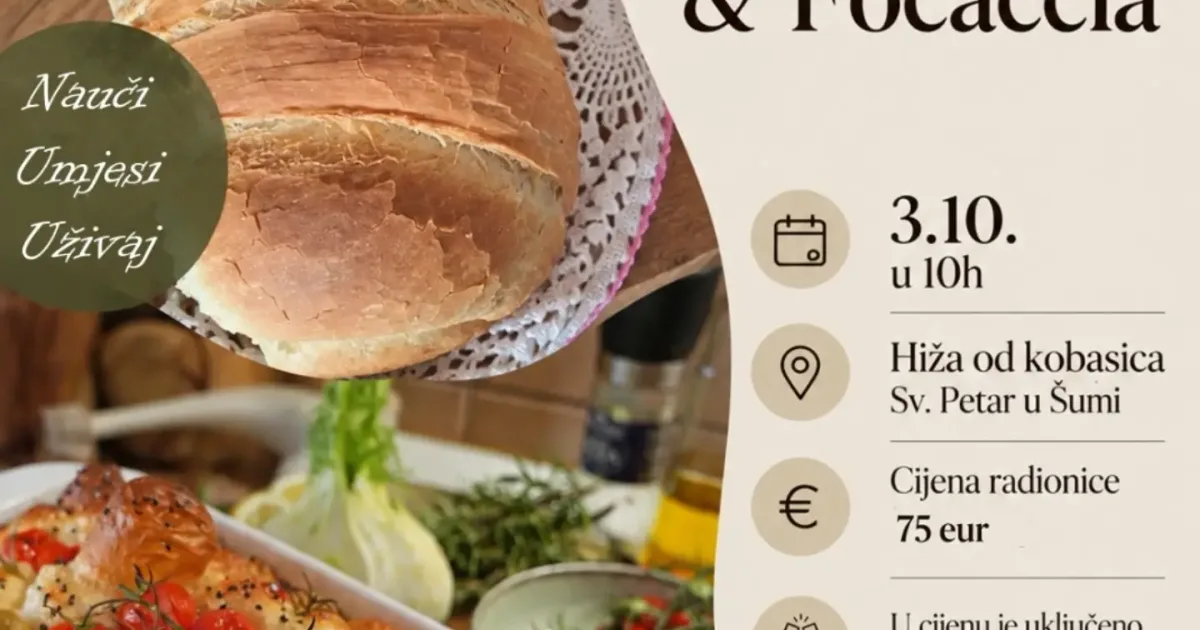 Radionica Mamin kruh & Focaccia