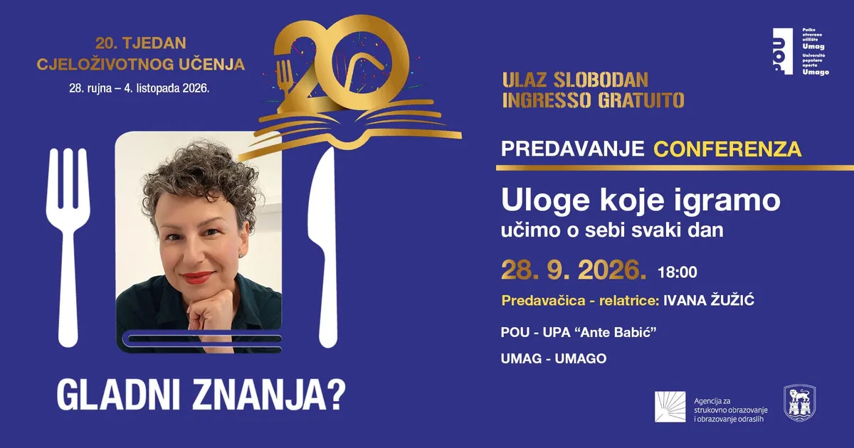 Predavanje: Uloge koje igramo - učimo o sebi svaki dan