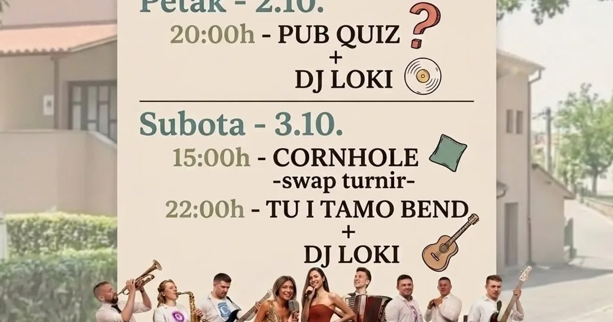 Rožarova 2026 – Pub kviz i DJ Loki
