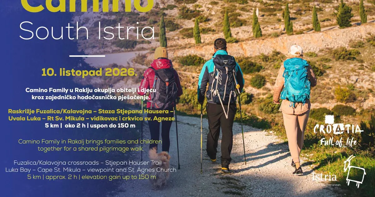 Camino Family South Istria 2026 – Rakalj