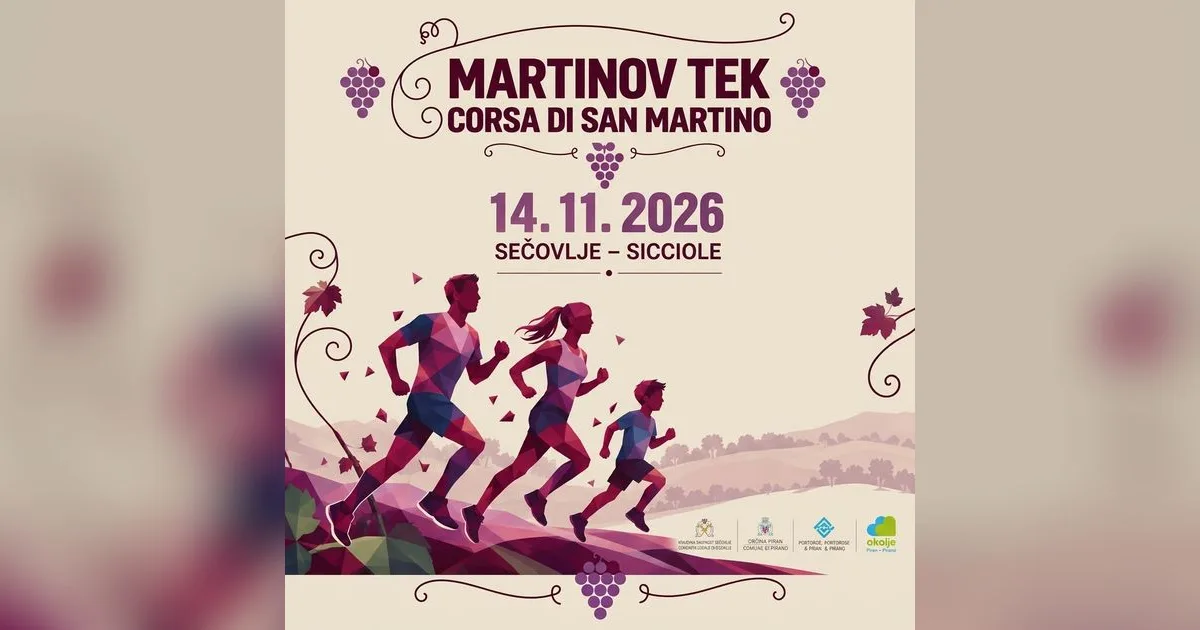 Martinov tek Sečovlje 2026