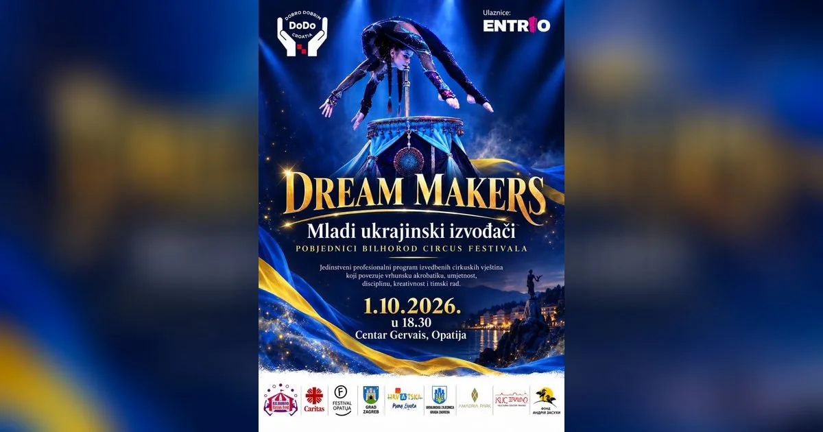 Auftritt der Gewinner des Bilhorod Circus Festivals aus der Ukraine