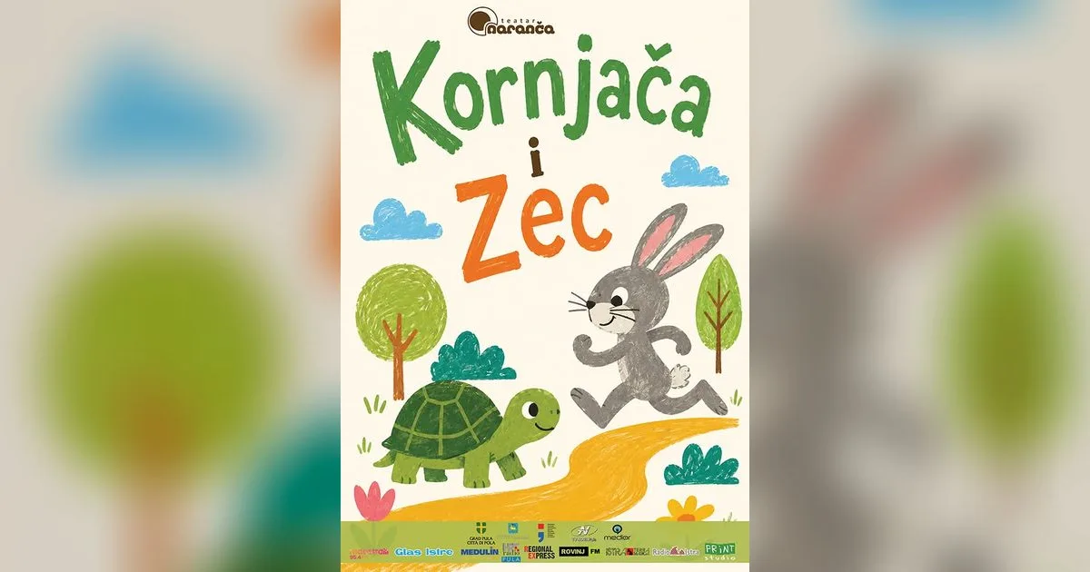 Dječji tjedan: Kazališna predstava „Kornjača i zec” – matineja za vrtiće