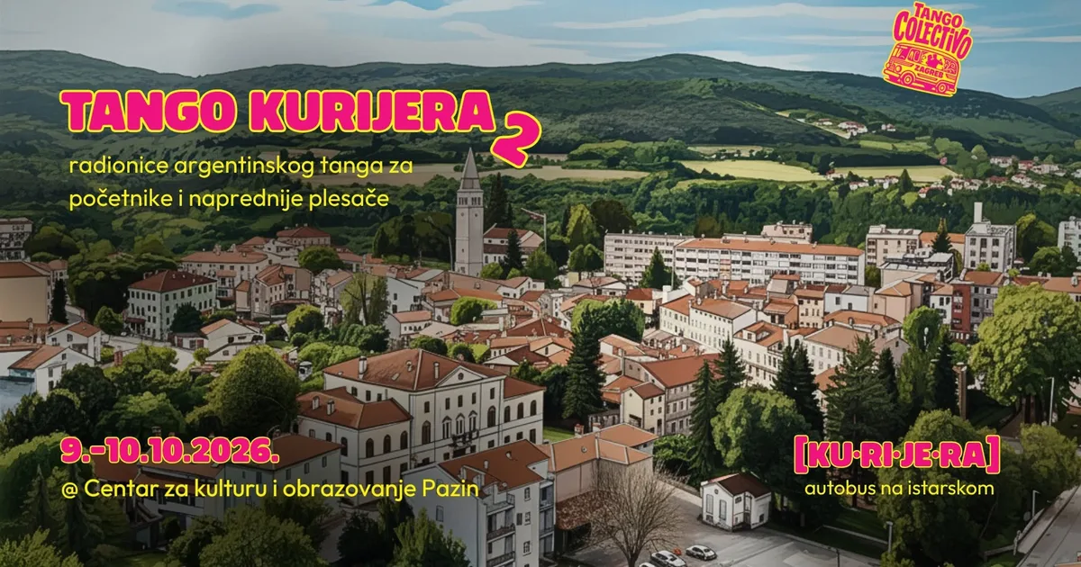 Tango Kurijera 2 – petak: uvod u tango za početnike (besplatno)