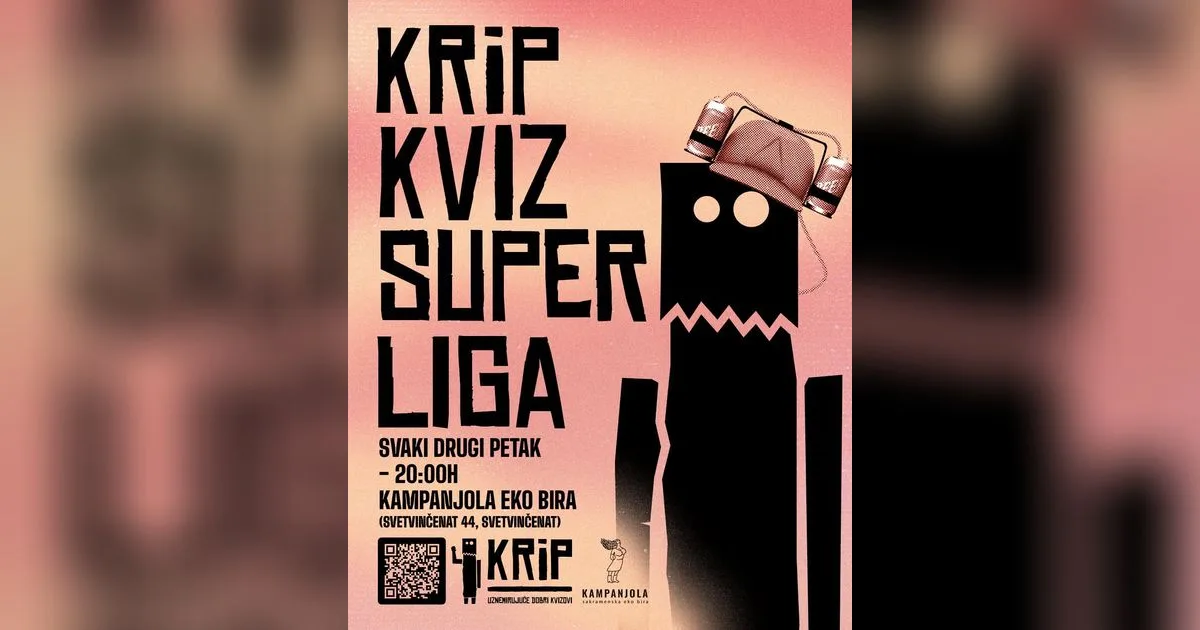 KRiP kviz općeg znanja – 1. kolo Superlige @ Kampanjola