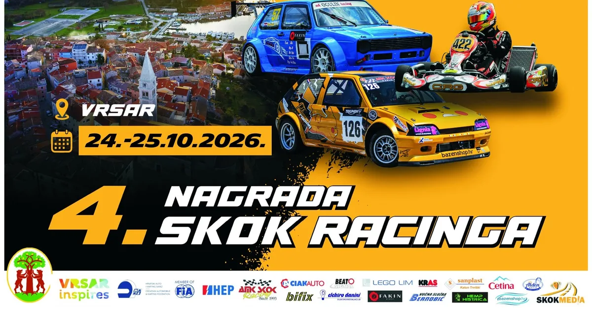 4. Nagrada Skok Racinga 2026. – subota: karting slalom za najmlađe