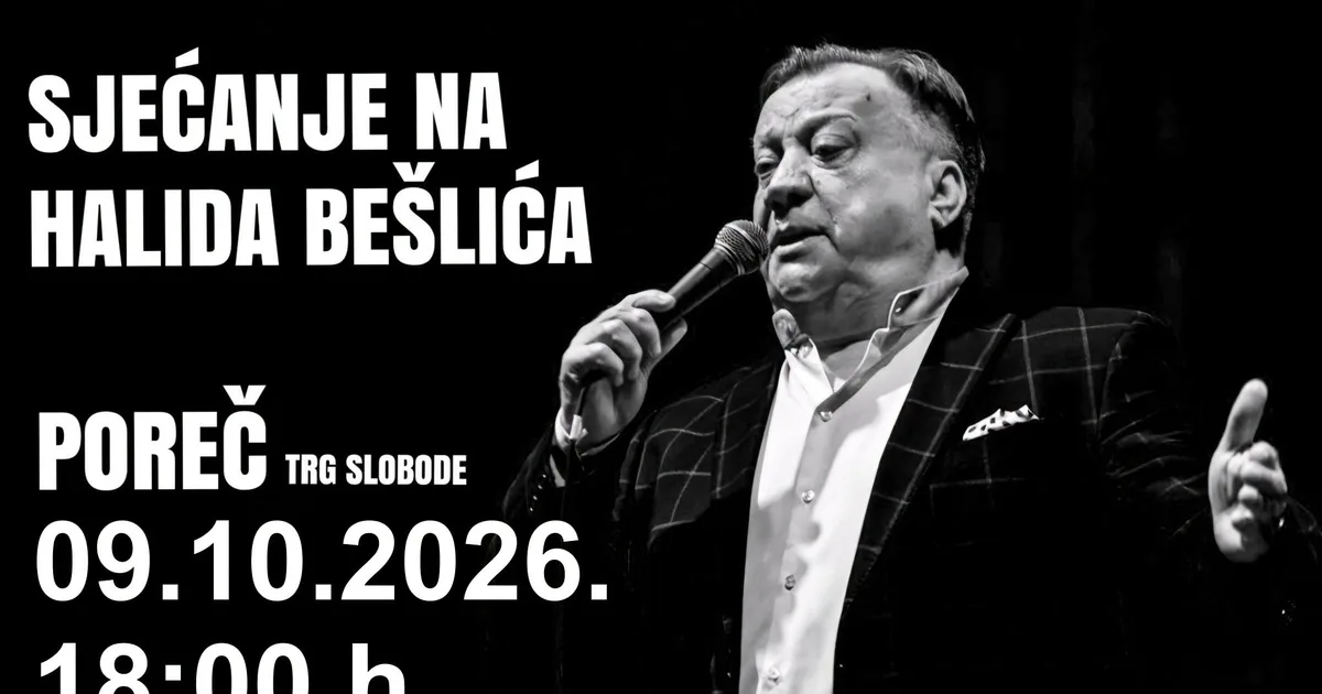 Poreč odjekuje u čast Halidu Bešliću – glazbeni program