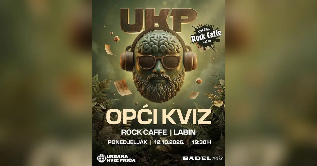 UKP kviz općeg znanja – otvaranje nove sezone @ Rock Caffe Labin