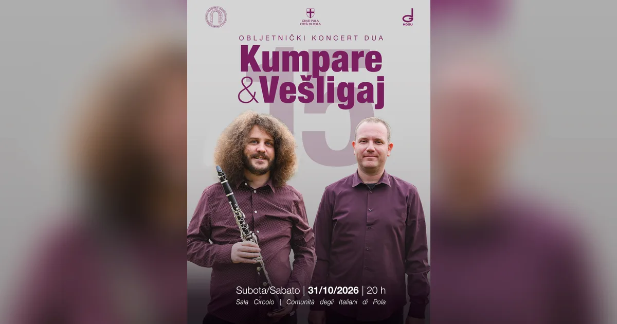 Obljetnički koncert dua Kumpare & Vešligaj