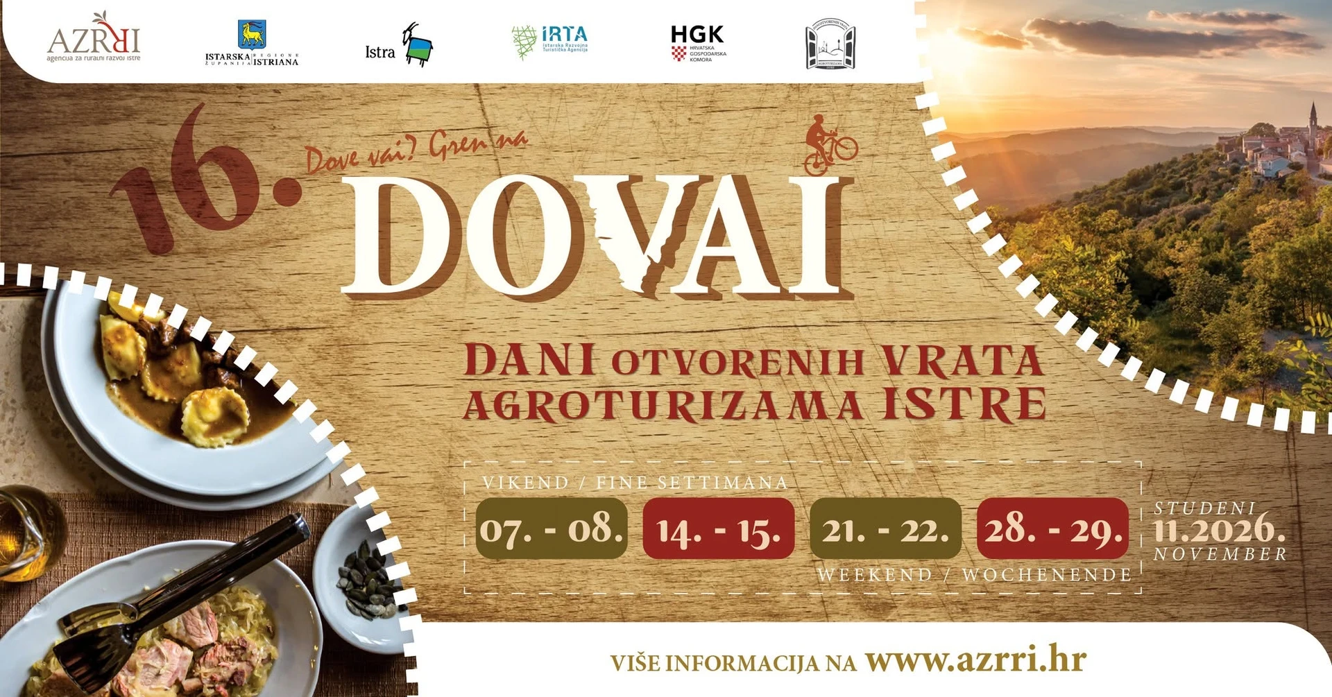 16. Dani otvorenih vrata agroturizama Istre