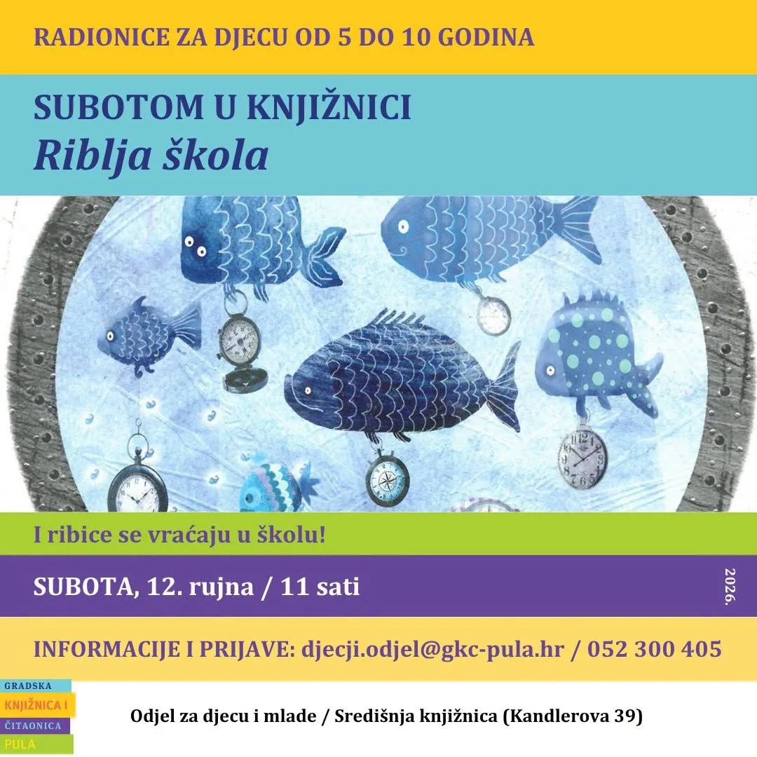 Subotom u knjižnici: Riblja škola