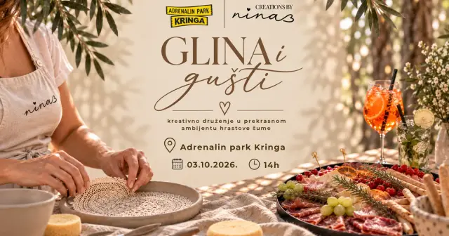 Glina i Gušti – laboratorio di ceramica all'Adrenalin Park Kringa
