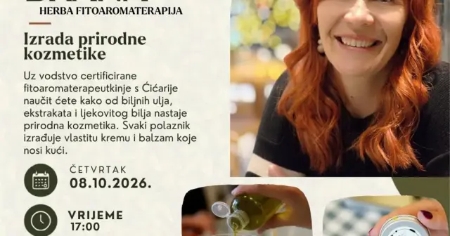 Besplatna radionica – Helena Brana: Herba fitoaromaterapija