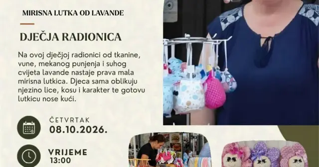 Free Children's Workshop – Helga Diklić: Scented Lavender Doll