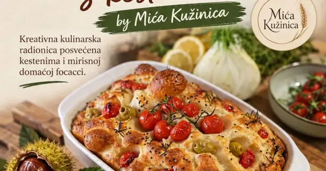 Radionica izrade focaccie s kestenima – Kestenijada, Oprtalj