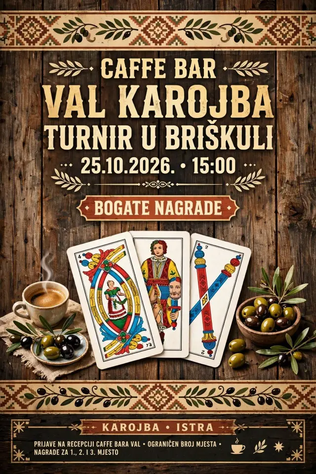 Briškula-Kartenturnier @ Caffe Bar VAL, Karojba