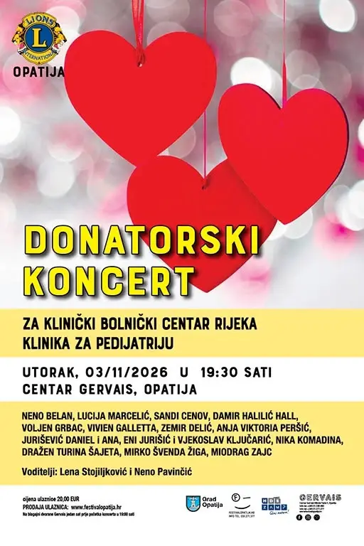 Lions Club Opatija Charity Concert (Centar Gervais)