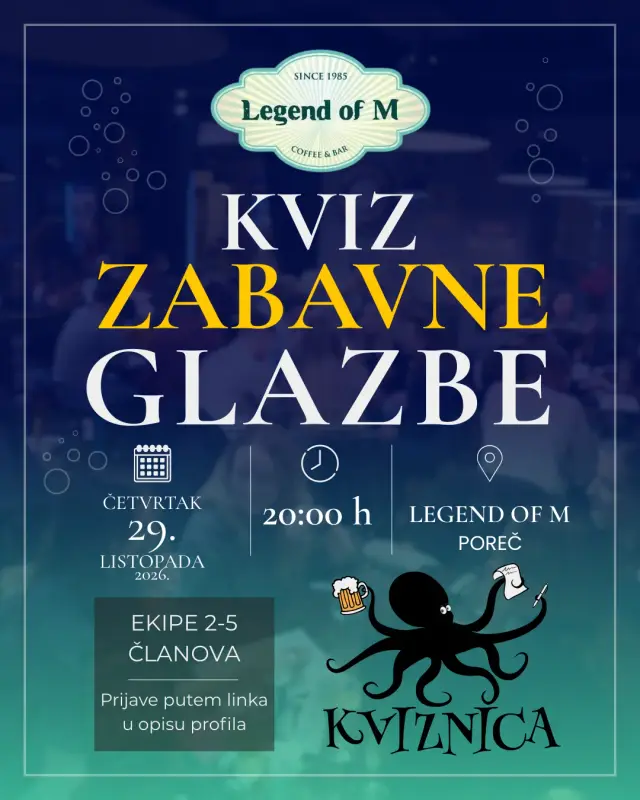 Kviz zabavne domaće glazbe, Poreč