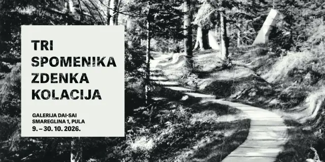 Tri spomenika Zdenka Kolacija – izložba Emila Jurcana