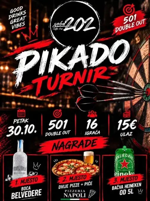 Darts Tournament 501