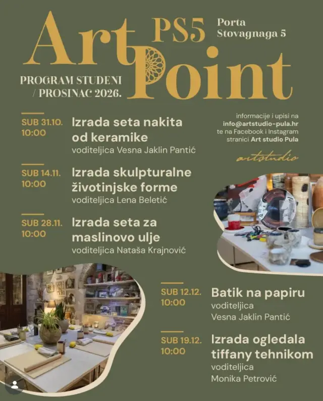 Izrada seta nakita od keramike