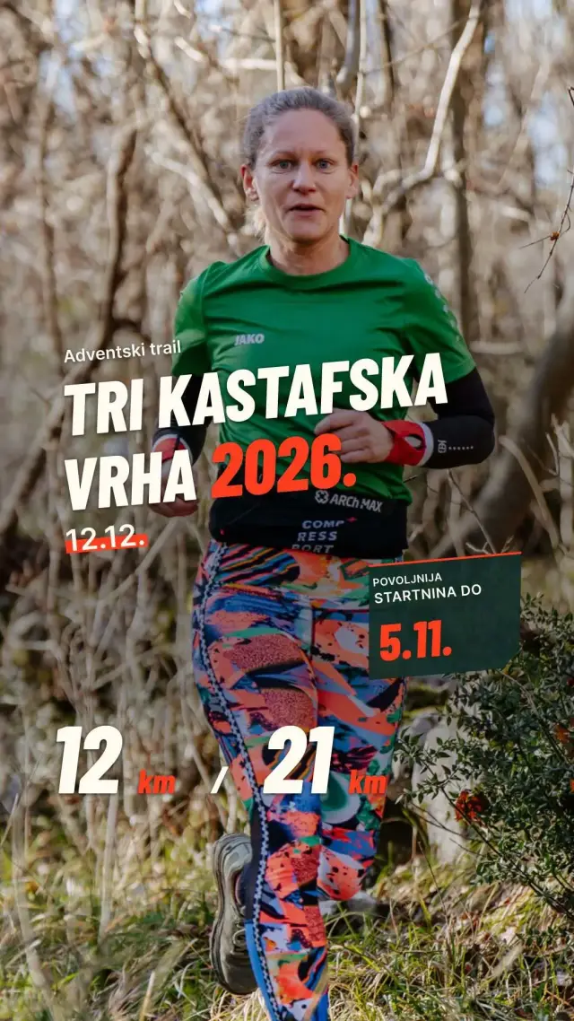 Tri kastafska vrha 2026 – adventski trail